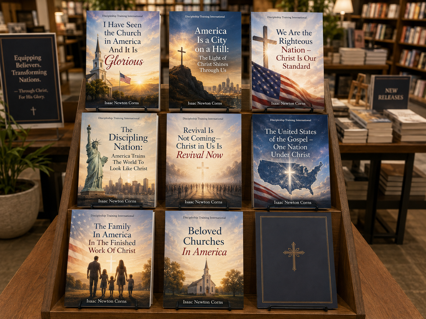 America Books Tabletop Display