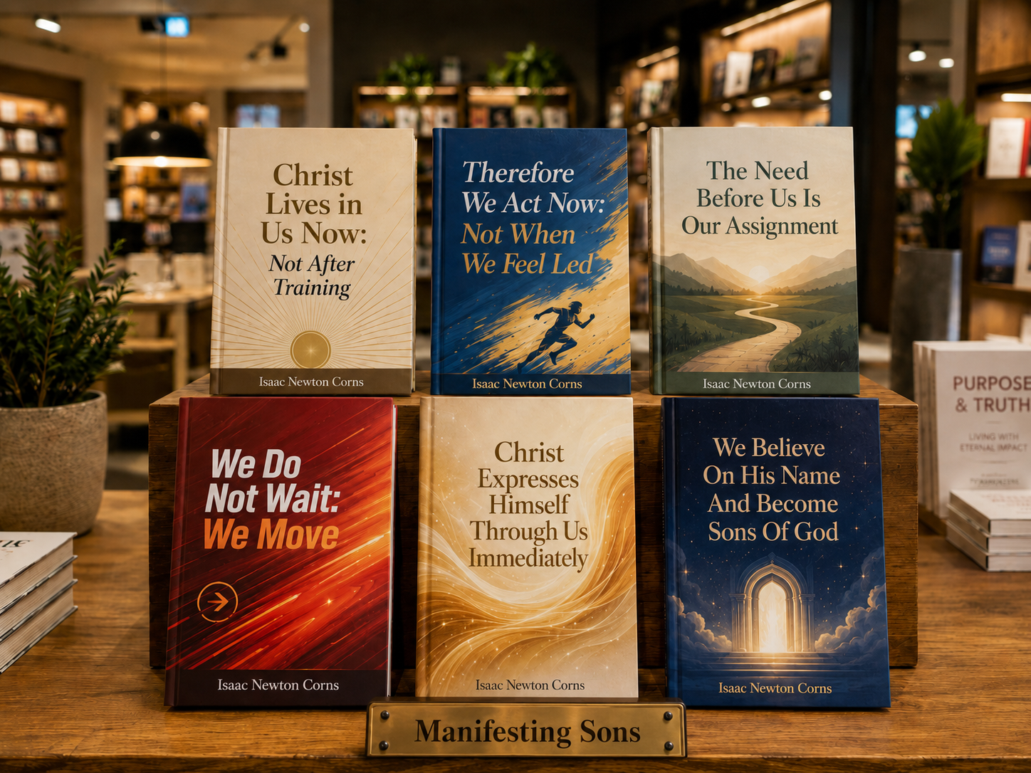 Manifesting Sons Book Display